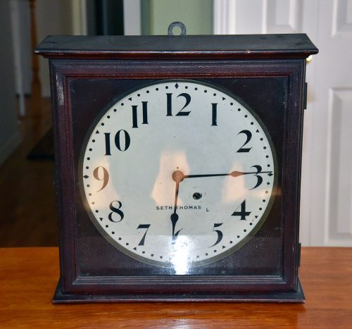 Seth Thomas school wall clock15 1/2$