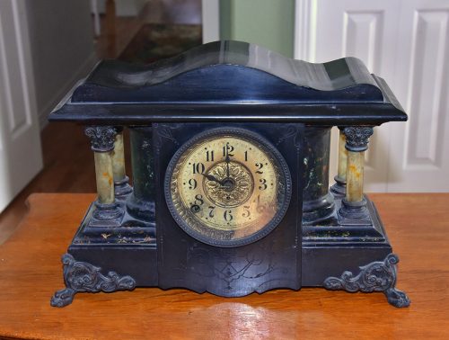 Seth Thomas 4 free column adamantine clock$200