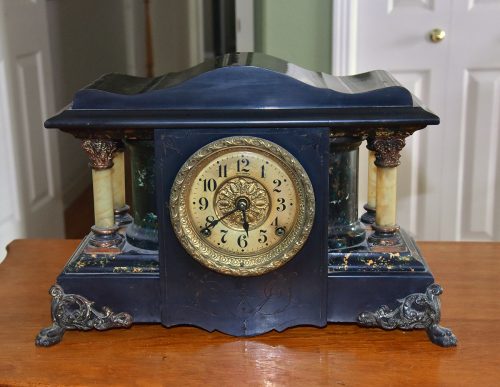 Seth Thomas 4 free column adamantine clock$200
