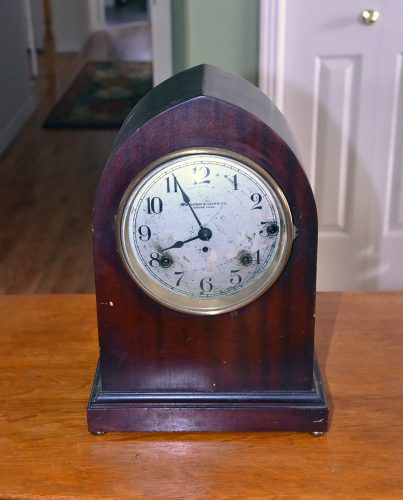 Seth Thomas Hardy & Hays dialSonora with5 bells 14 1/2$400